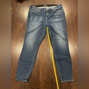 Torrid Women Size 24 Tall Bombshell  Skinny Jeans Cotton Blend Zip